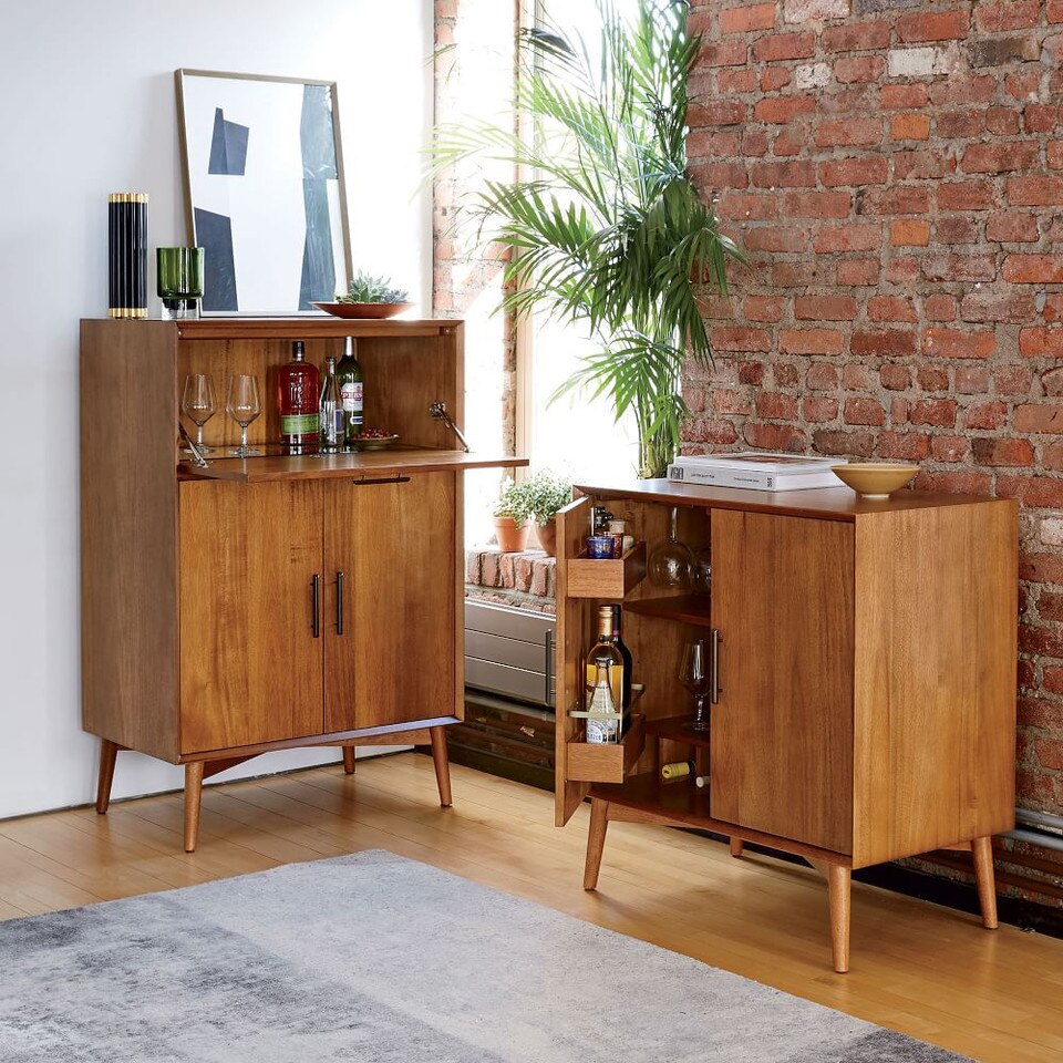 MidCentury Bar (91 cm) West Elm Australia